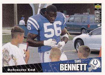 Tony Bennett Indianapolis Colts 1996 Upper Deck Collector's Choice NFL #300
